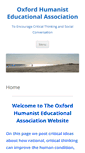 Mobile Screenshot of oxfordhumanists.org